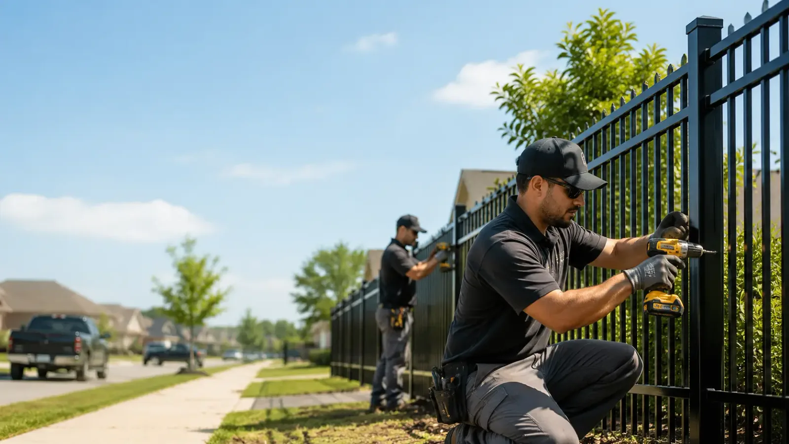 Metal Fence Installation in Yukon, MO